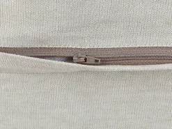 2 poduszki ozdobne okrągłe frędzle 45 cm szare