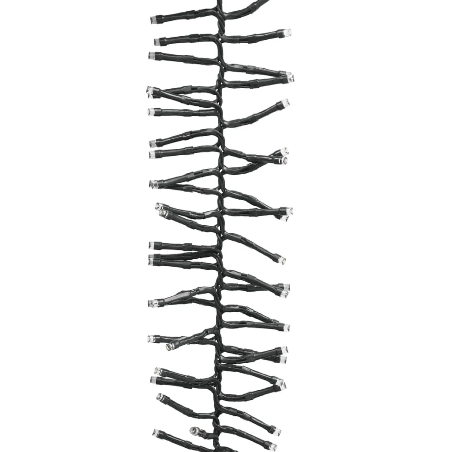 Łańcuch lampek LED Warm white and dark green 11 m vidaXL
