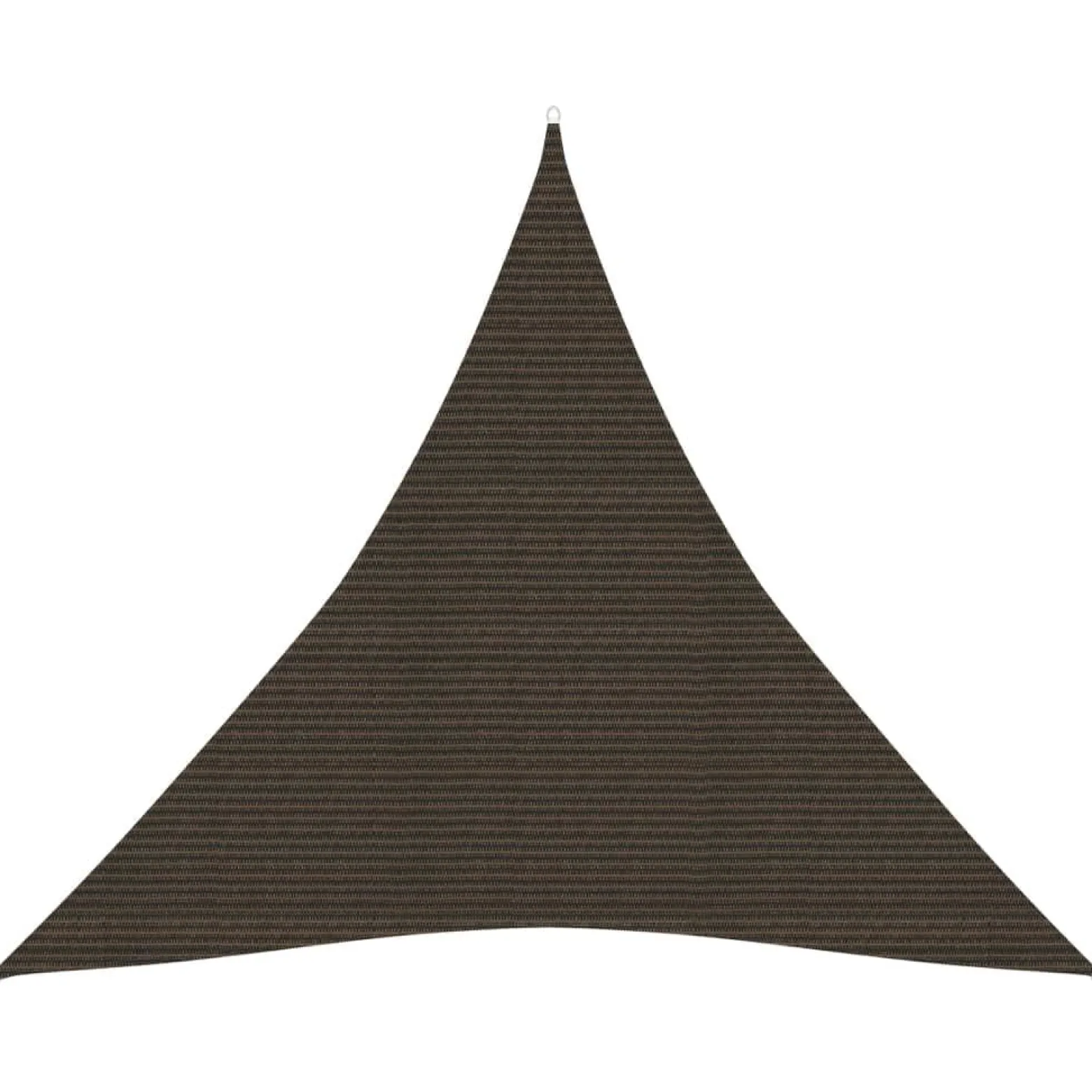 Żagiel przeciwsłoneczny, 160 g/m², brązowy, 4,5x4,5x4,5 m