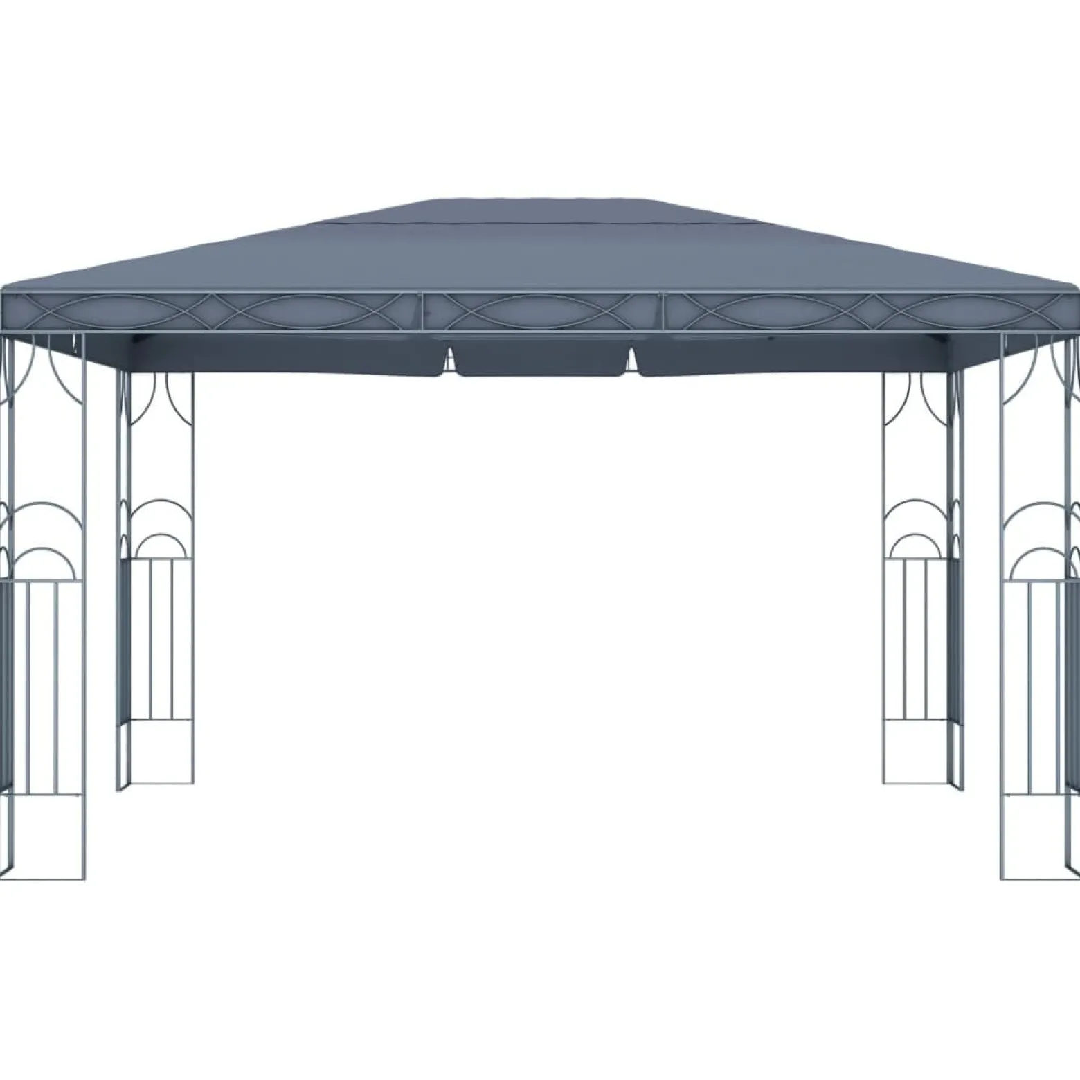 Altana Antracyt 400 x 300 cm Tkanina vidaXL