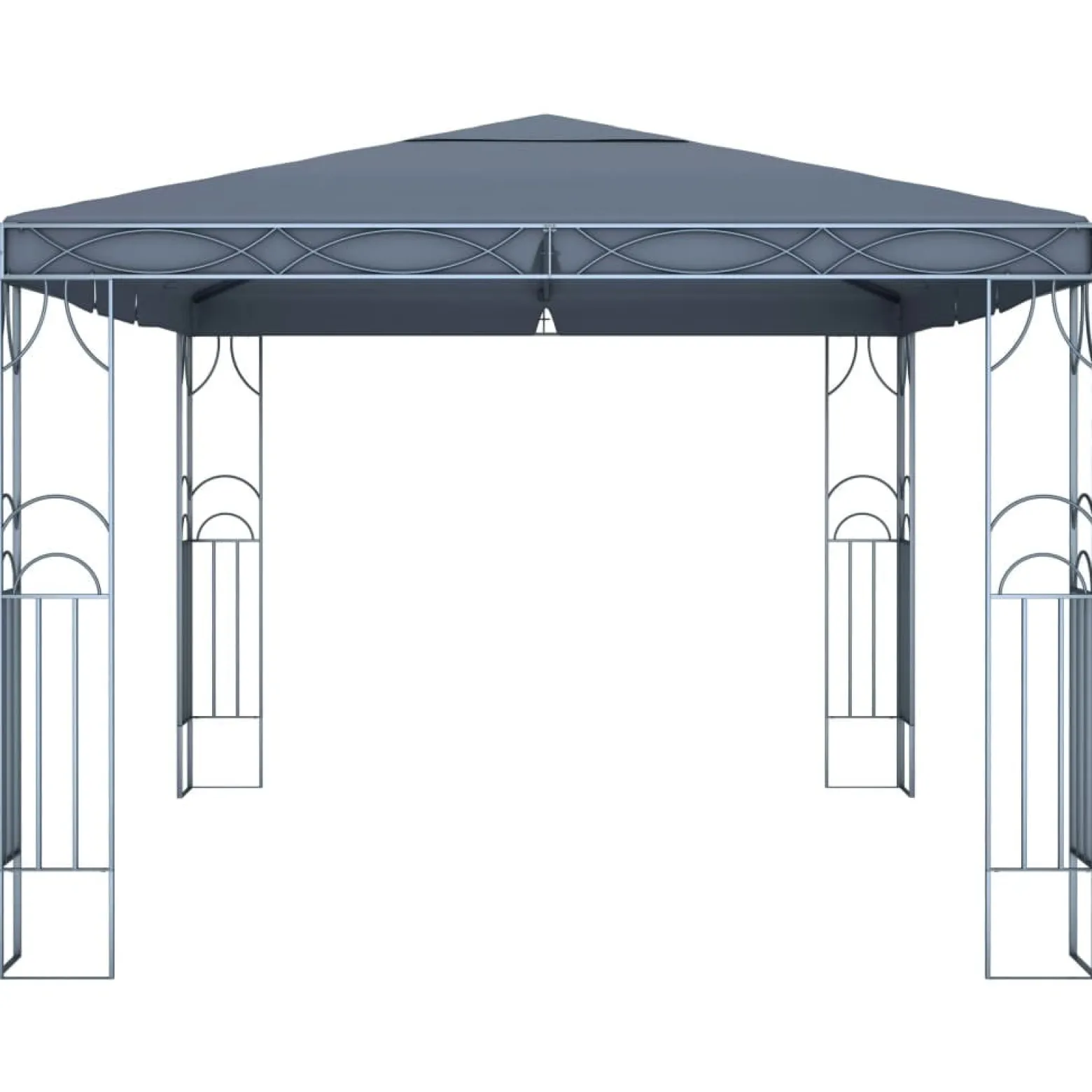 Altana Antracyt 400 x 300 cm Tkanina vidaXL