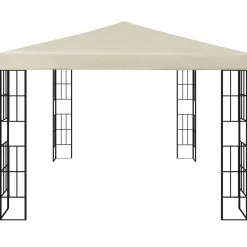 Altana Kremowy 3 x 4 m Tkanina vidaXL