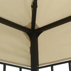 Altana Kremowy 3 x 4 m Tkanina vidaXL