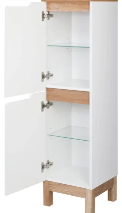 Astor Półsłupek 35 cm Spek Biały Połysk