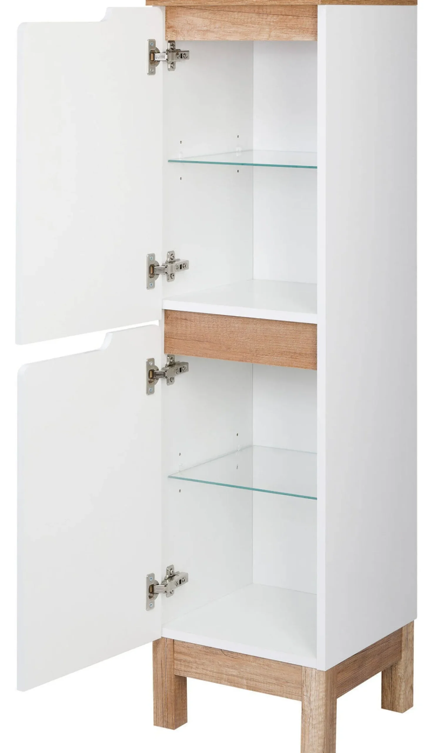 Astor Półsłupek 35 cm Spek Biały Połysk
