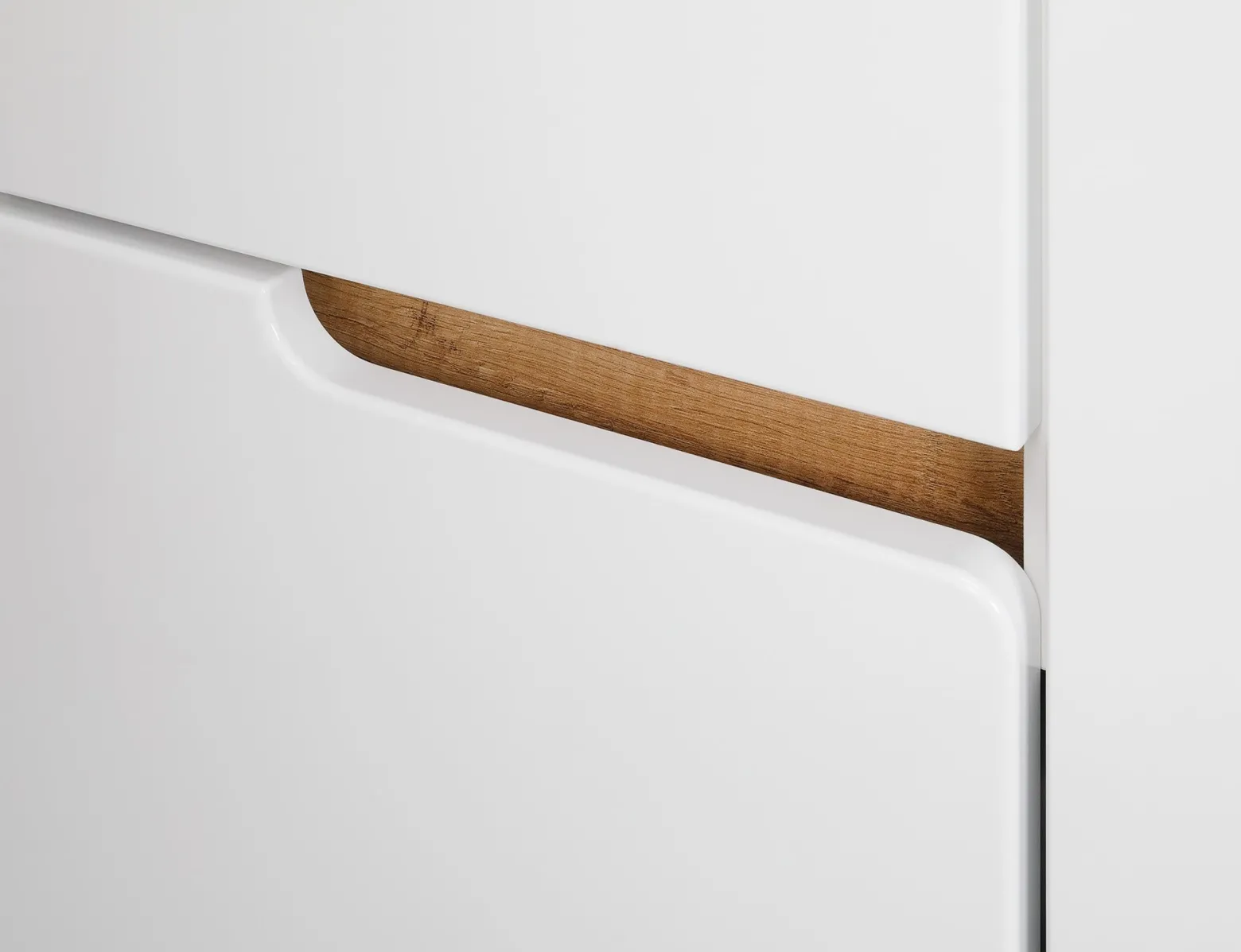 Astor Półsłupek 35 cm Spek Biały Połysk