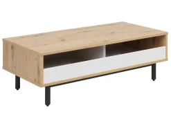 Ława Gap 110x60 dąb artisan/biały