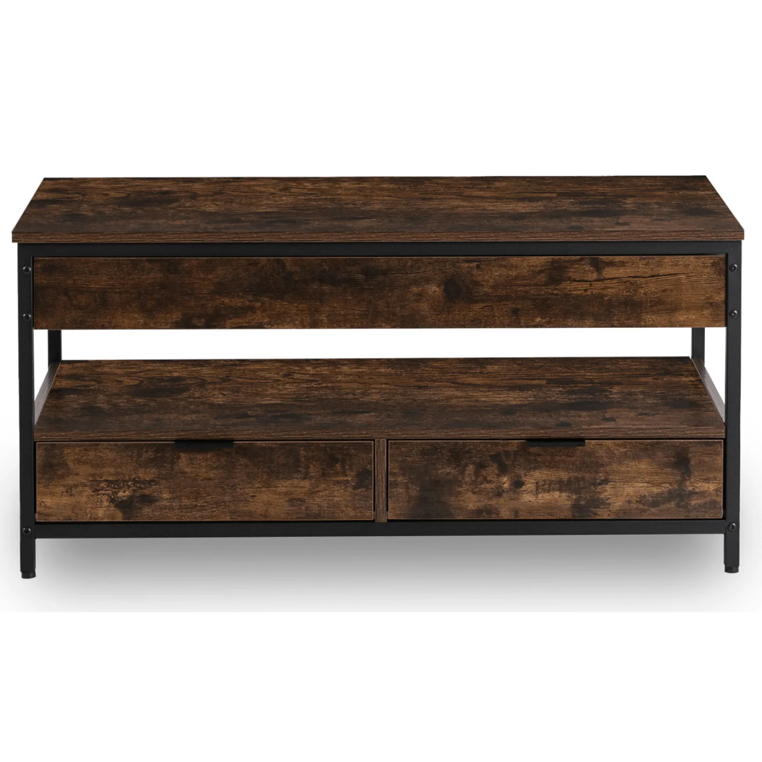 Ława Rozkładana Stolik Kawowy Duża Loft Do Salonu Dąb Rustykalny LUCA