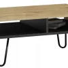Ława stolik kawowy DORA artisan czarny loft retro