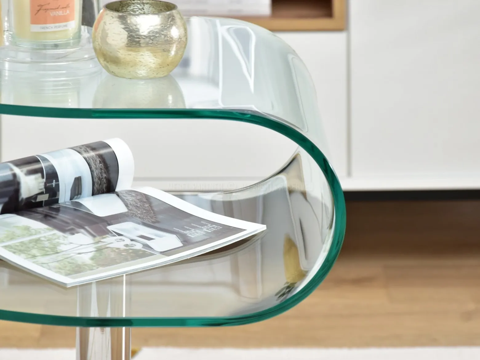 Ława-Szklana Ruby Transparentny, Podstawa Transparentny