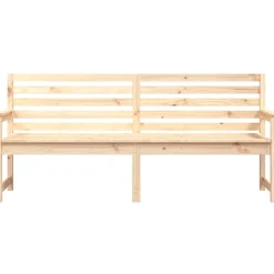 ławka ogrodowa Brąz 203.5 x 48 x 91.5 cm Drewno vidaXL