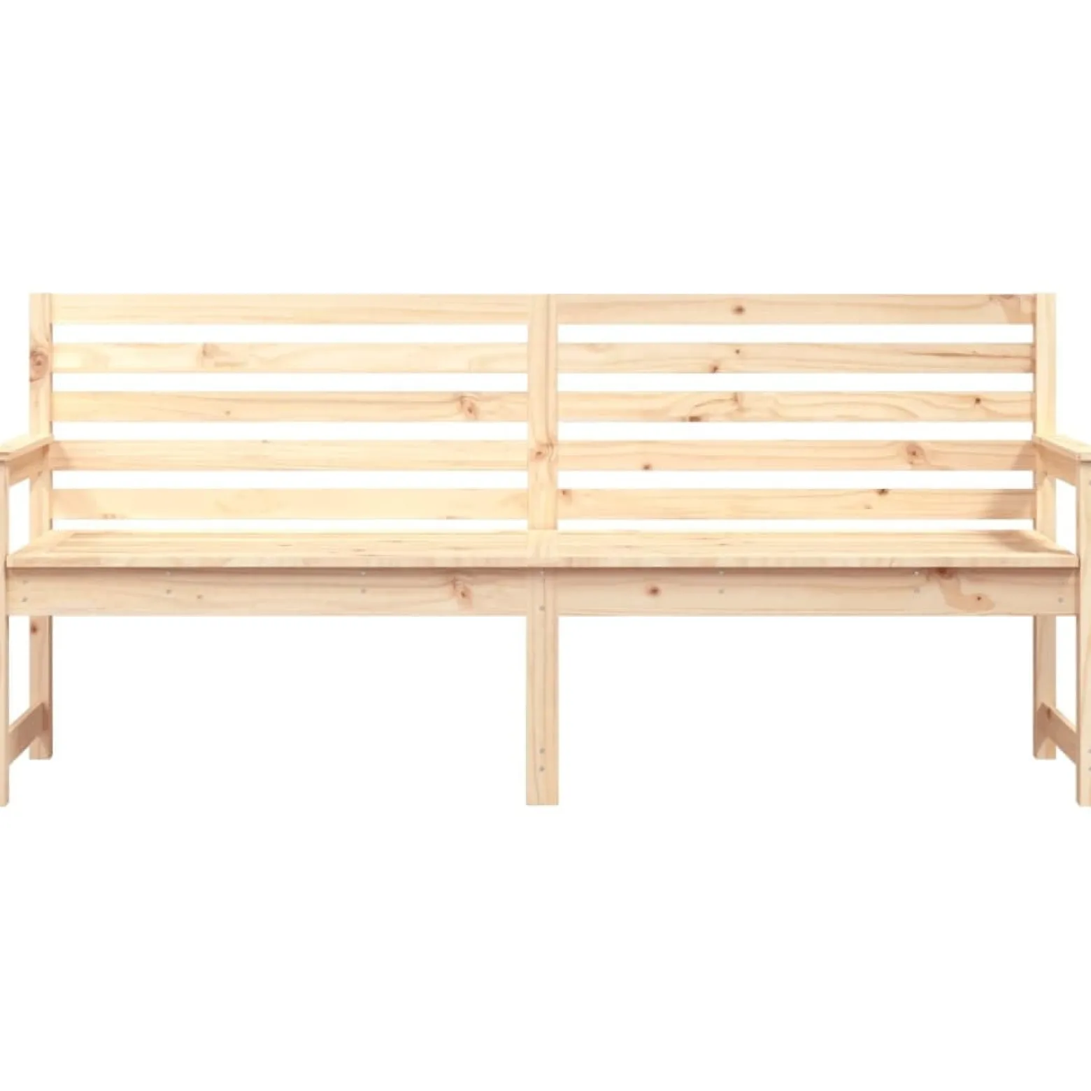 ławka ogrodowa Brąz 203.5 x 48 x 91.5 cm Drewno vidaXL