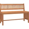 Ławka ogrodowa Brąz 110 x 45 x 77 cm Drewno vidaXL