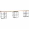 ławka ogrodowa Brąz 203 x 31 x 42 cm Drewno sosnowe vidaXL