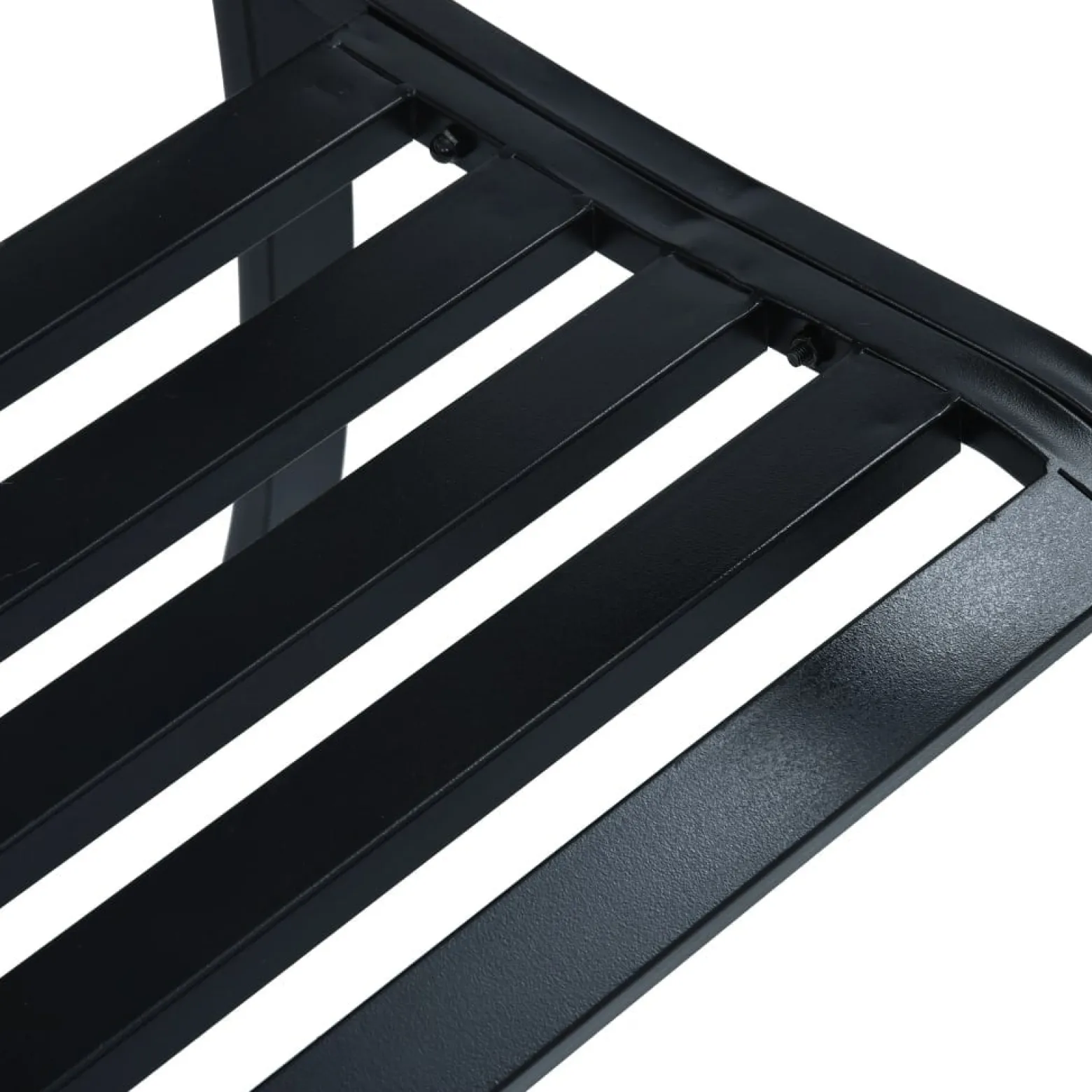 Ławka ogrodowa Czarny 125 cm Metal vidaXL