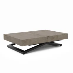 Ławostół rozkładany SANELLE U dark grey chicago concrete