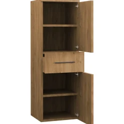 Łazienka BUSTIN LED biały laminat