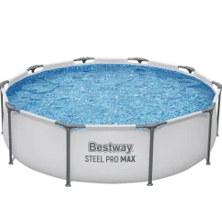 Basen stelażowy Bestway 56406 ogrodowy rodzinny 305x76 cm zestaw 4w1