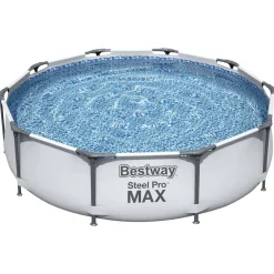 Basen stelażowy Bestway 56406 ogrodowy rodzinny 305x76 cm zestaw 4w1