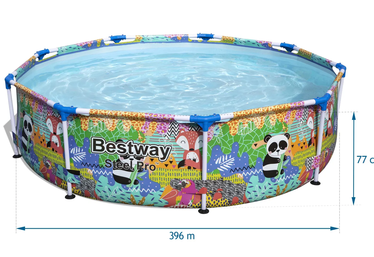 Basen stelażowy ogrodowy 274x66 Bestway zestaw 4w1