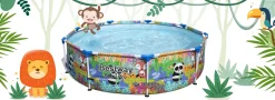Basen stelażowy ogrodowy 274x66 Bestway zestaw 4w1