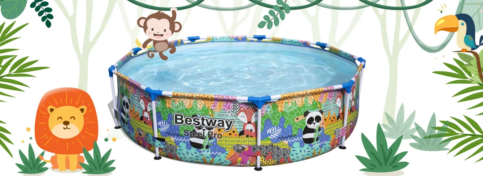 Basen stelażowy ogrodowy 274x66 Bestway zestaw 4w1