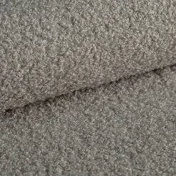 Beżowy narożnik rozkładany z funkcją spania Honey Mini Prawy Boucle Baranek