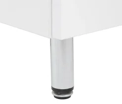 Biały Zestaw do Łazienki Stojący 55cm 6 Elementów