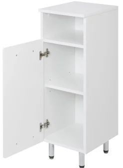 Biały Zestaw do Łazienki Stojący 55cm 6 Elementów