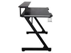Biurko gamingowe Black 120 cm czarne