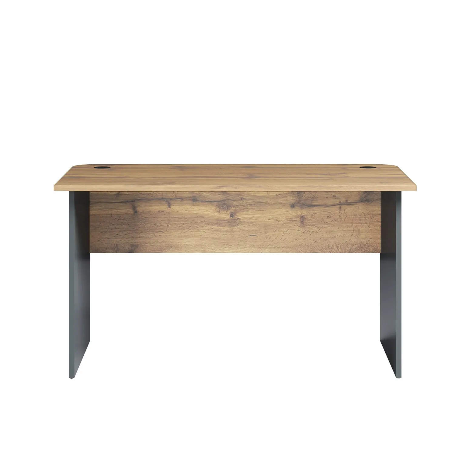 Biurko 139 cm Mat Antracyt i Dąb Wotan