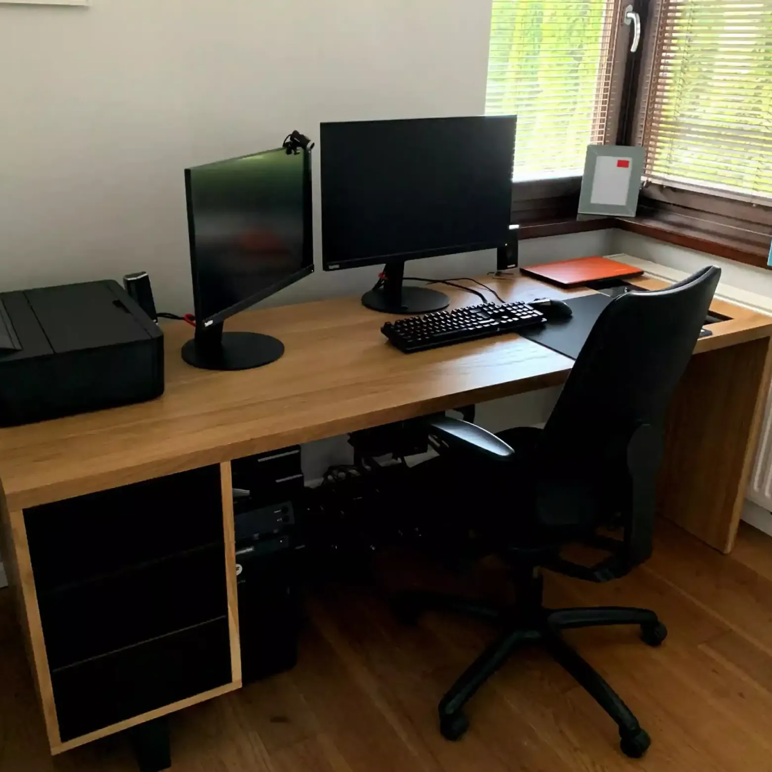 Biurko dębowe do gabinetu MOCCA