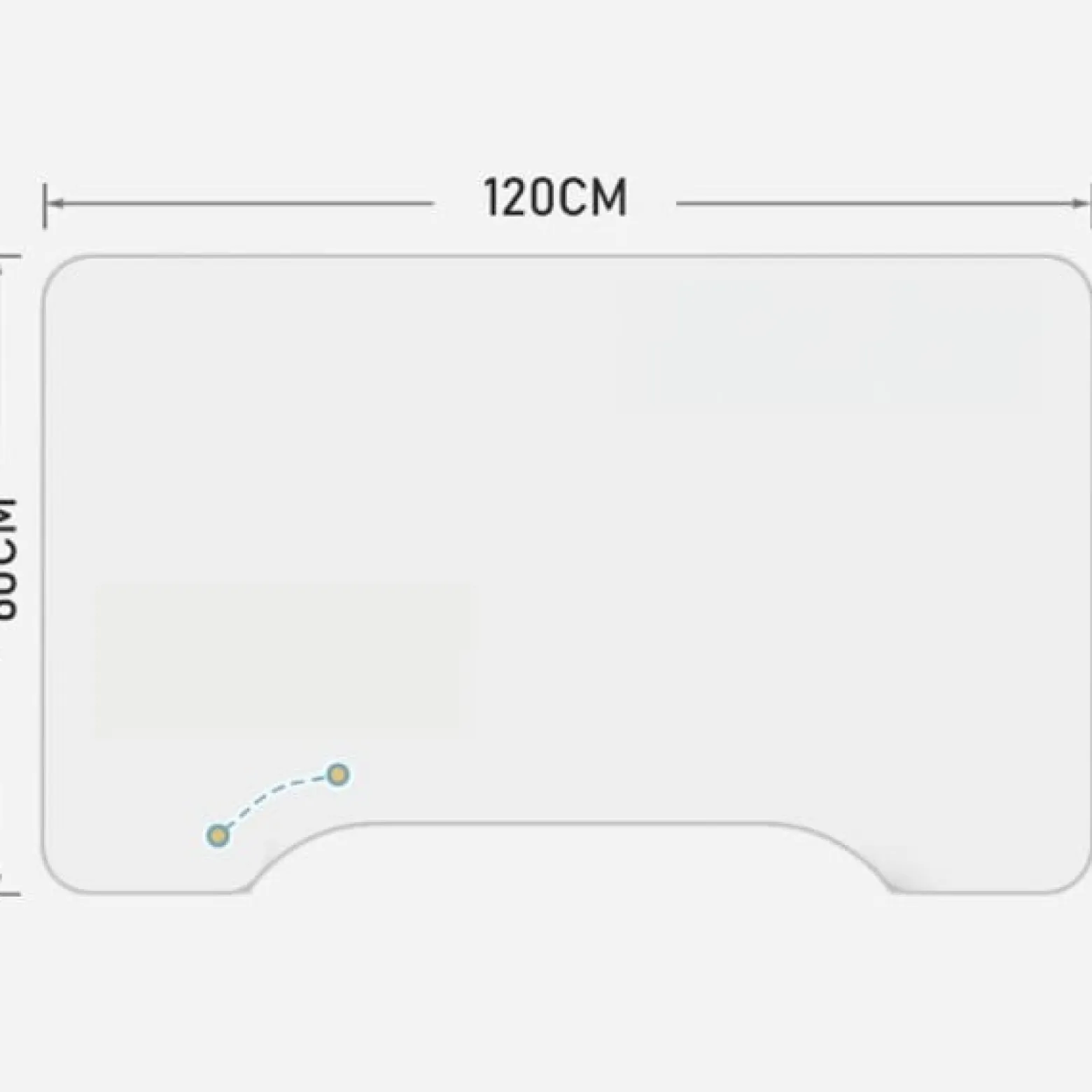 Biurko dla gracza białe duże praktyczne 120 cm
