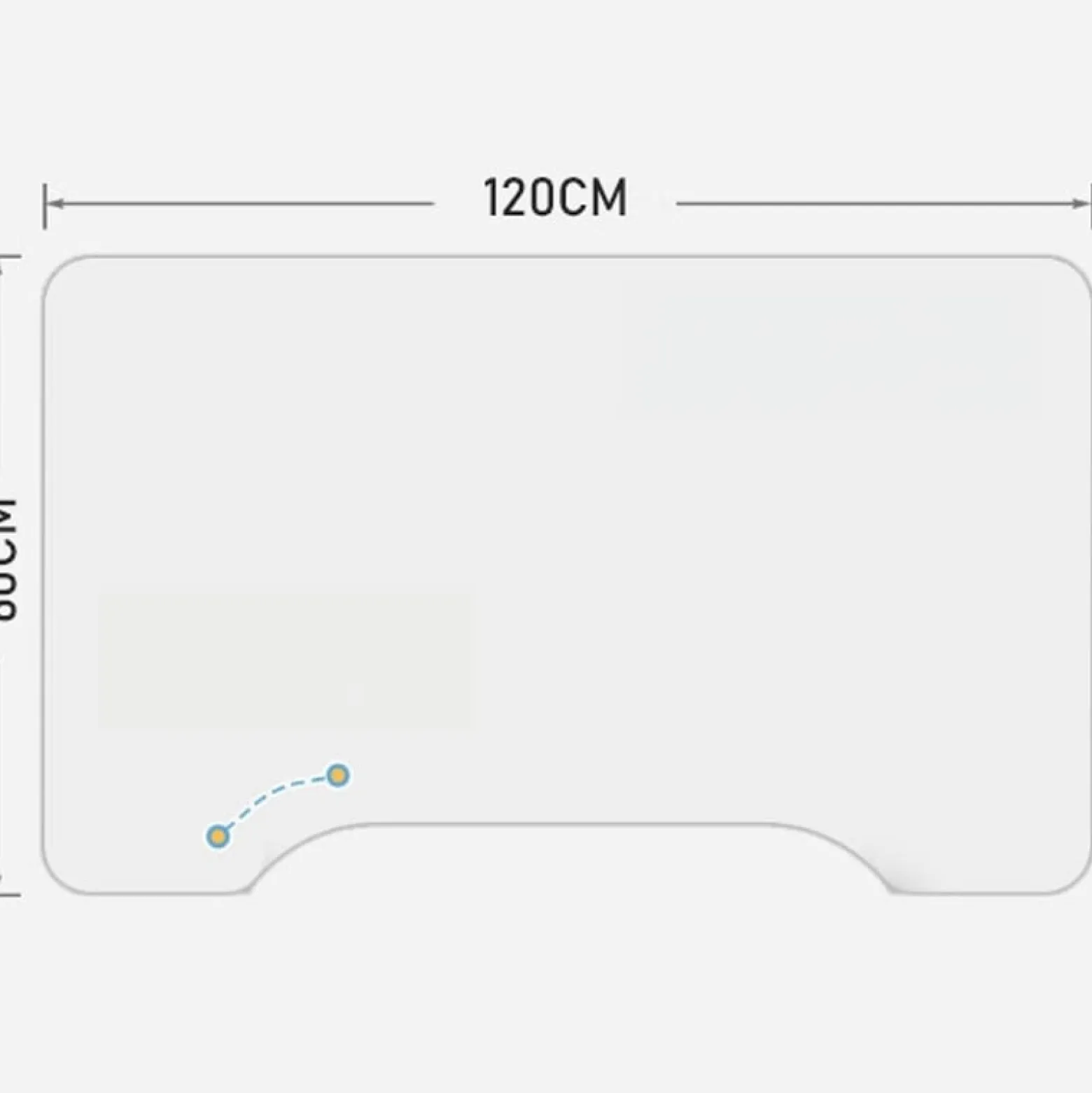 Biurko gamingowe dla gracza białe 120 cm