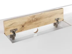 Biurko jasne drewno 120x60 bałe