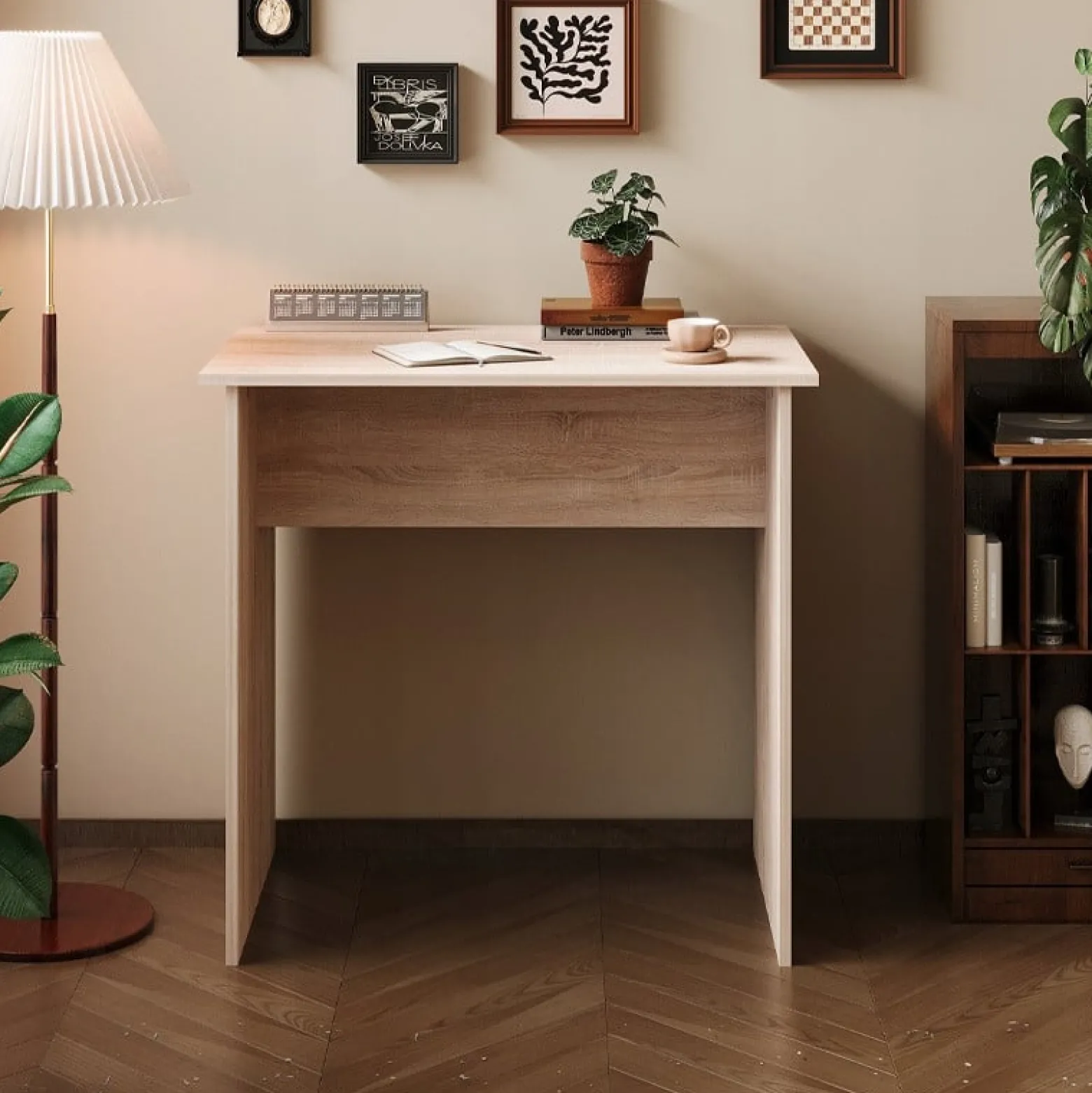 Biurko komputerowe skandynawski stolik do biura pokoju loft 80cm