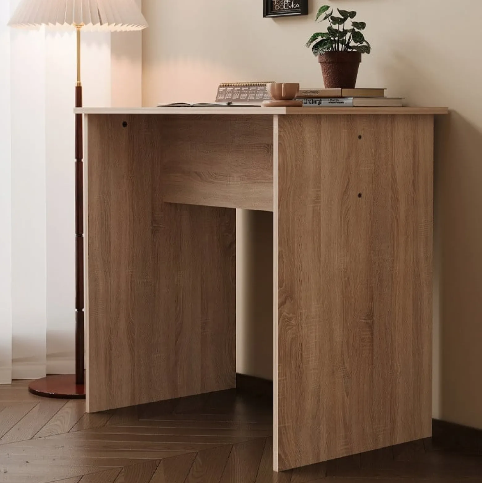 Biurko komputerowe skandynawski stolik do biura pokoju loft 80cm