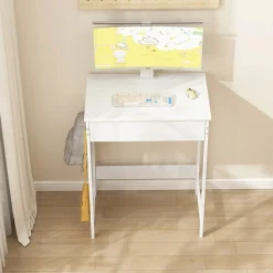 Biurko komputerowe stół dla dzieci mały stolik z 1 szuflada nowoczesne 60cm