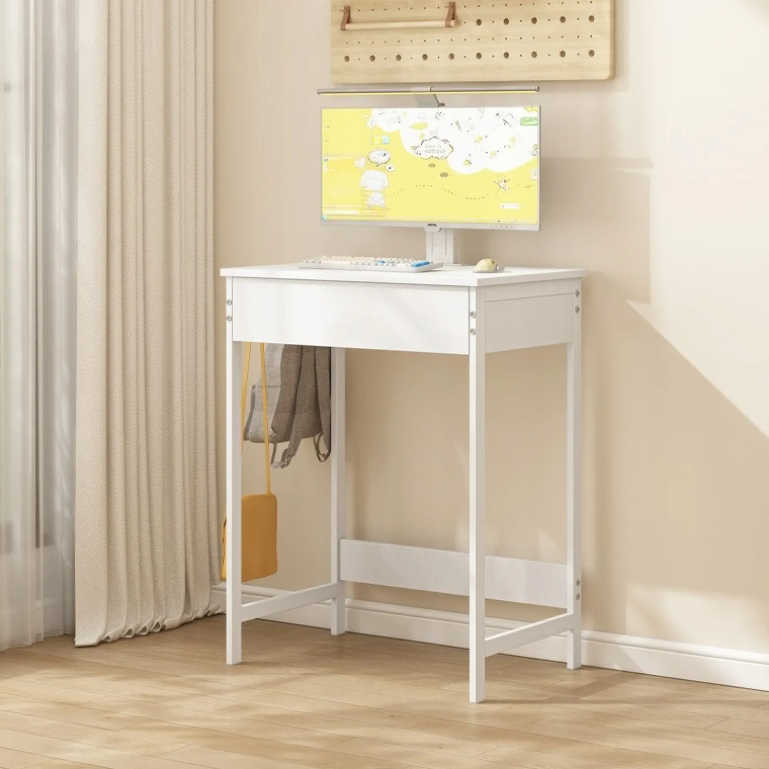 Biurko komputerowe stół dla dzieci mały stolik z 1 szuflada nowoczesne 60cm