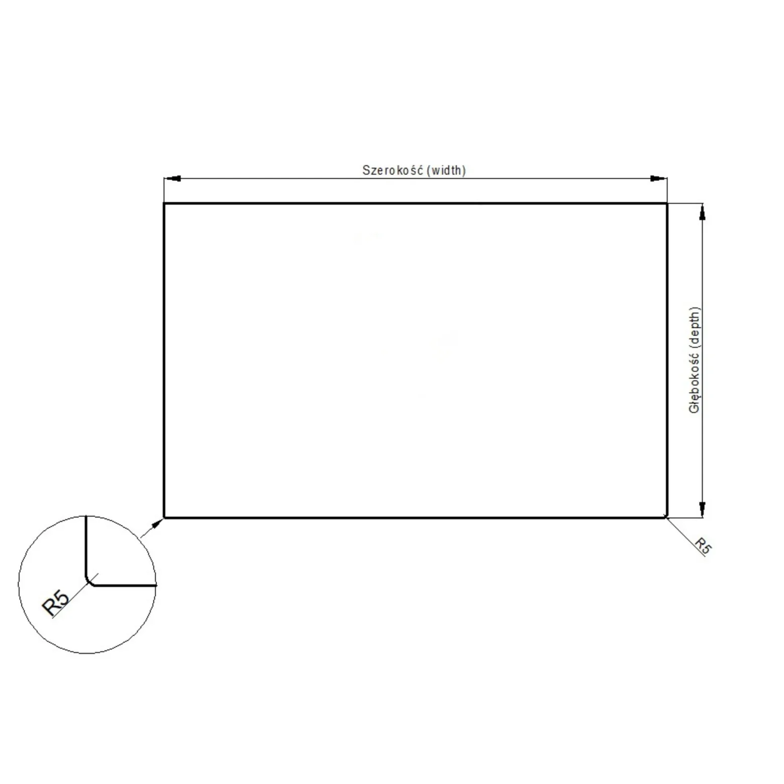 Blat łazienkowy HPL do szafki 125cm 126×46cm Calacatta (K551SU)