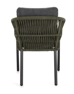 Bolzano Galla Krzesło ogrodowe 62x68 antracytowe aluminium