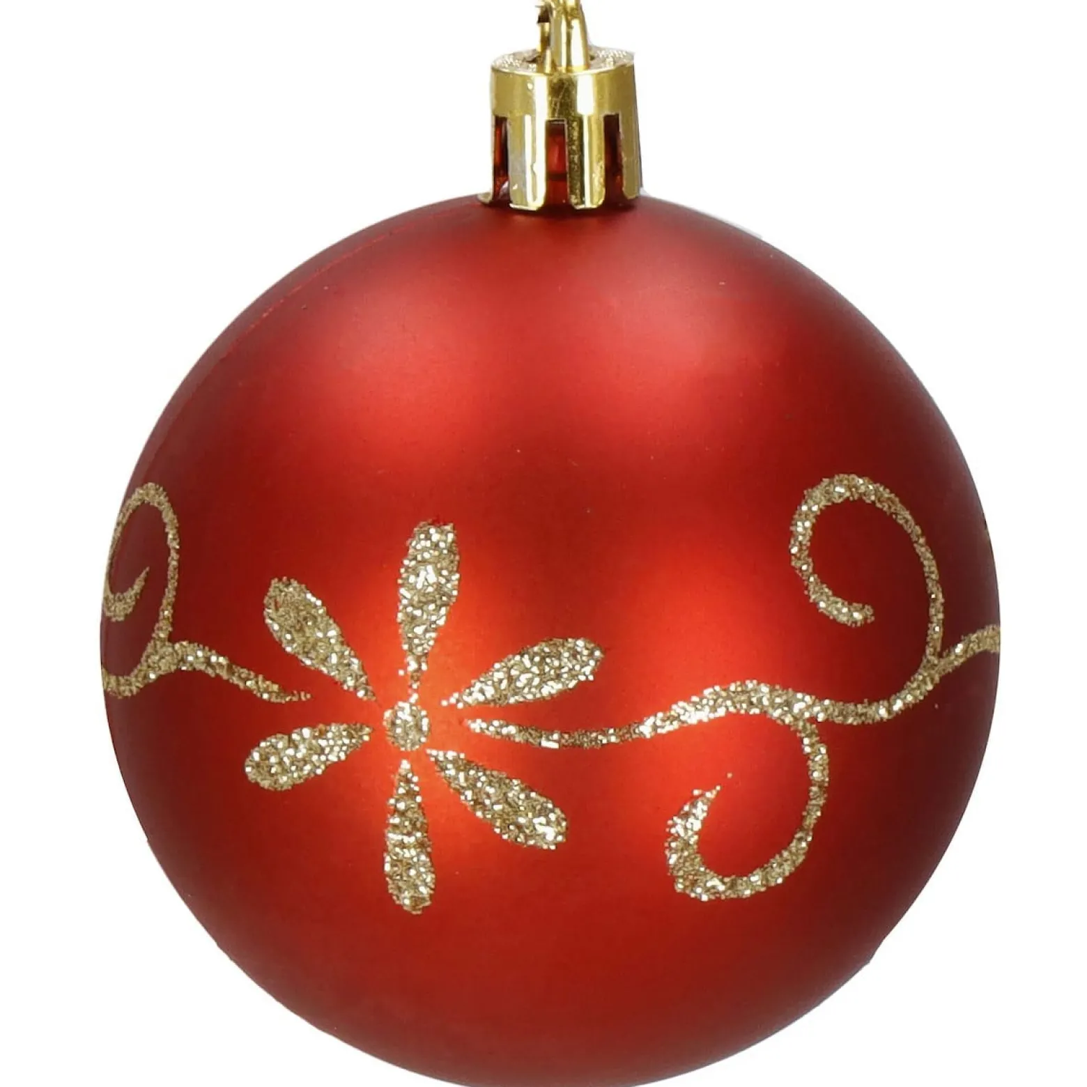 Bombki choinkowe 30 szt.6cm czerwony, zielony