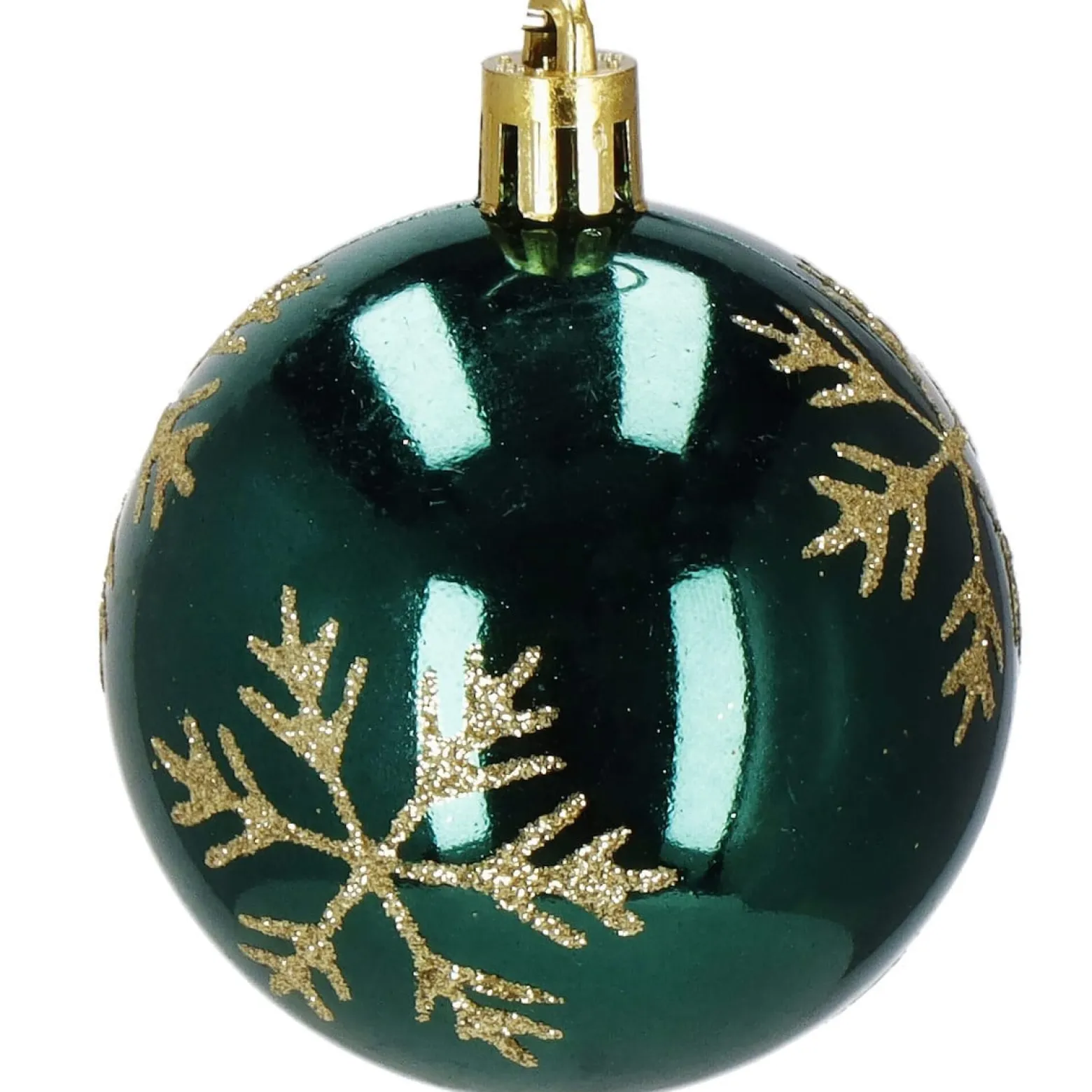 Bombki choinkowe 30 szt.6cm czerwony, zielony