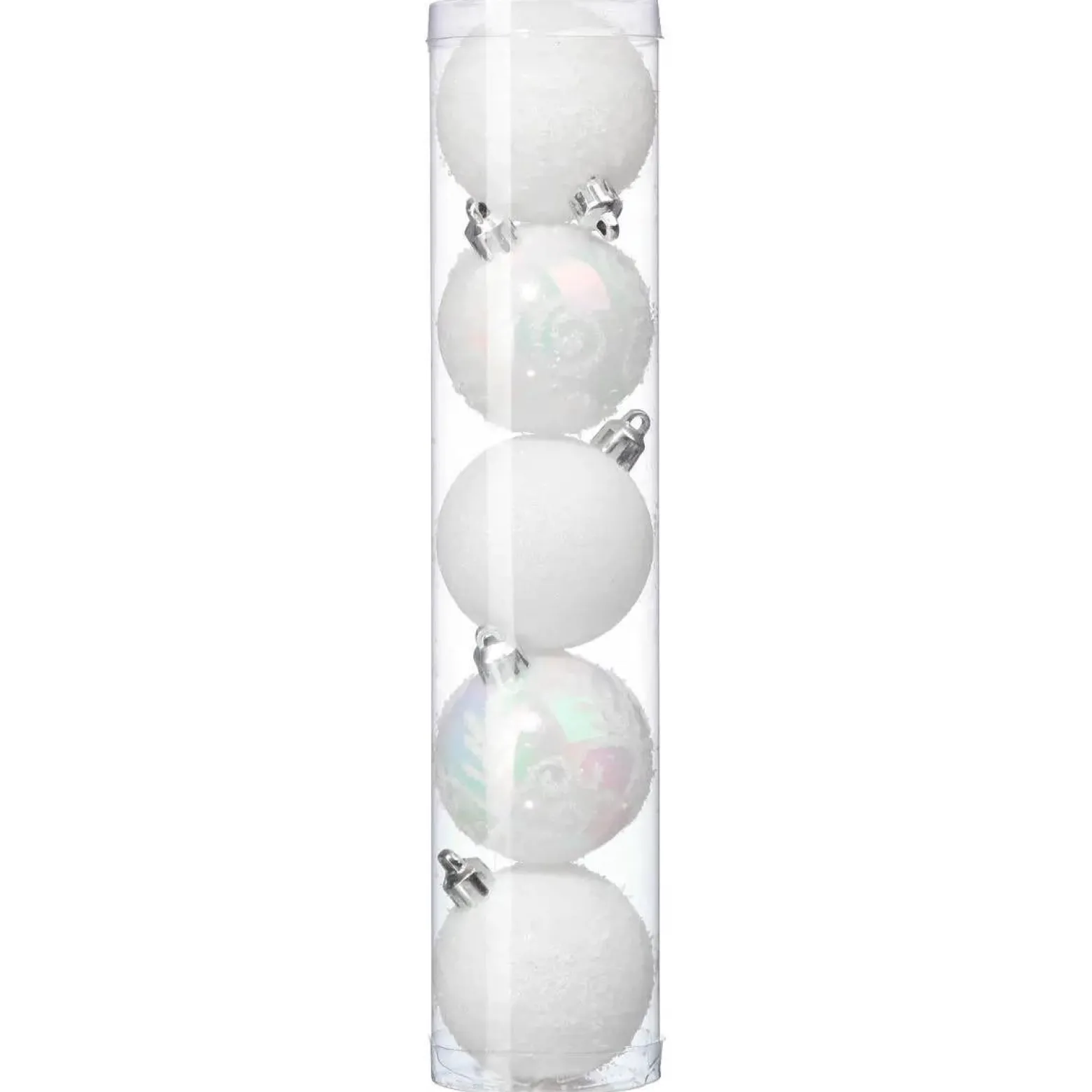 Bombki o różnym wykończeniu, Ø 5 cm, 5 szt.