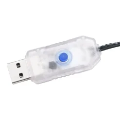 Choinka Metalowa z Lampek Sztuczna Choinka Lampki LED Ozdoba 78x120 cm
