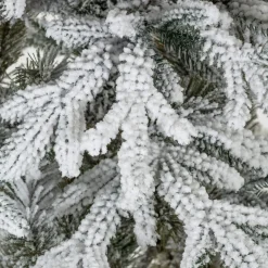 Choinka sztuczna premium 120 cm świerk kaukaski śnieżony ze stojakiem