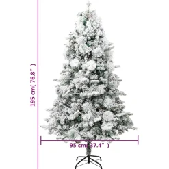 Choinka Zielony 195 x 95 cm vidaXL