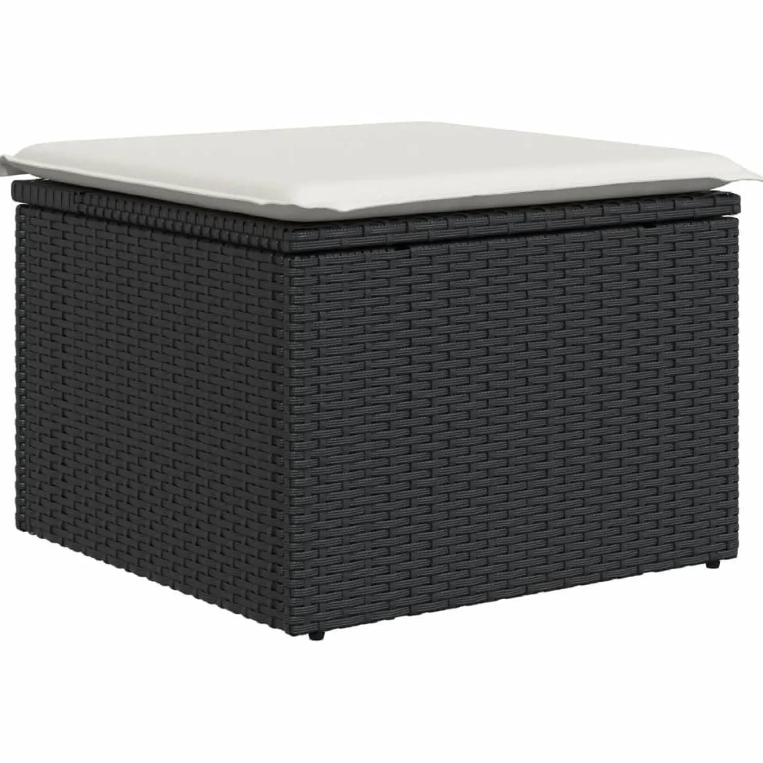 13-cz. zestaw mebli do ogrodu, poduszki, czarny, rattan PE
