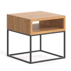 Dębowy stolik nocny Loom