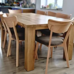 Dębowy stół z litego drewna THOR 140 x 80